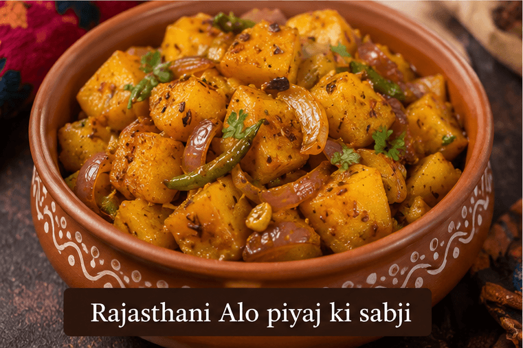 Jaipuri Aloo Pyaj Ki Sabji